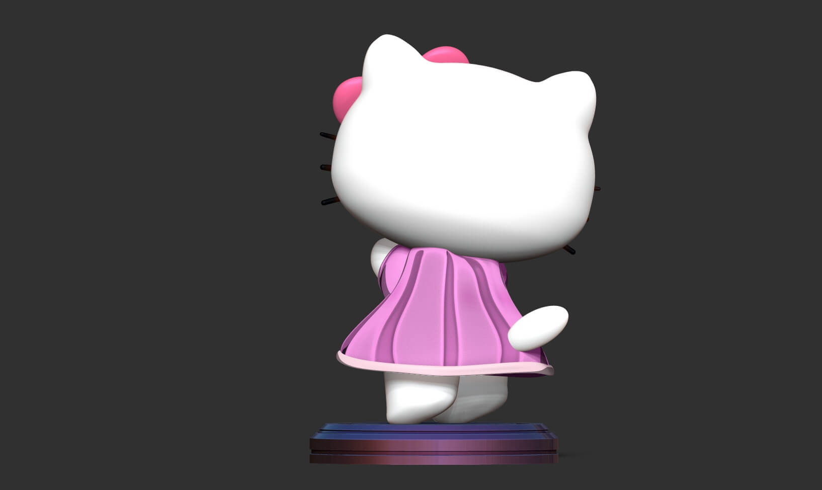 Hello Kitty Is a Ballerina - 3D Print Model by Sinh Nguyen