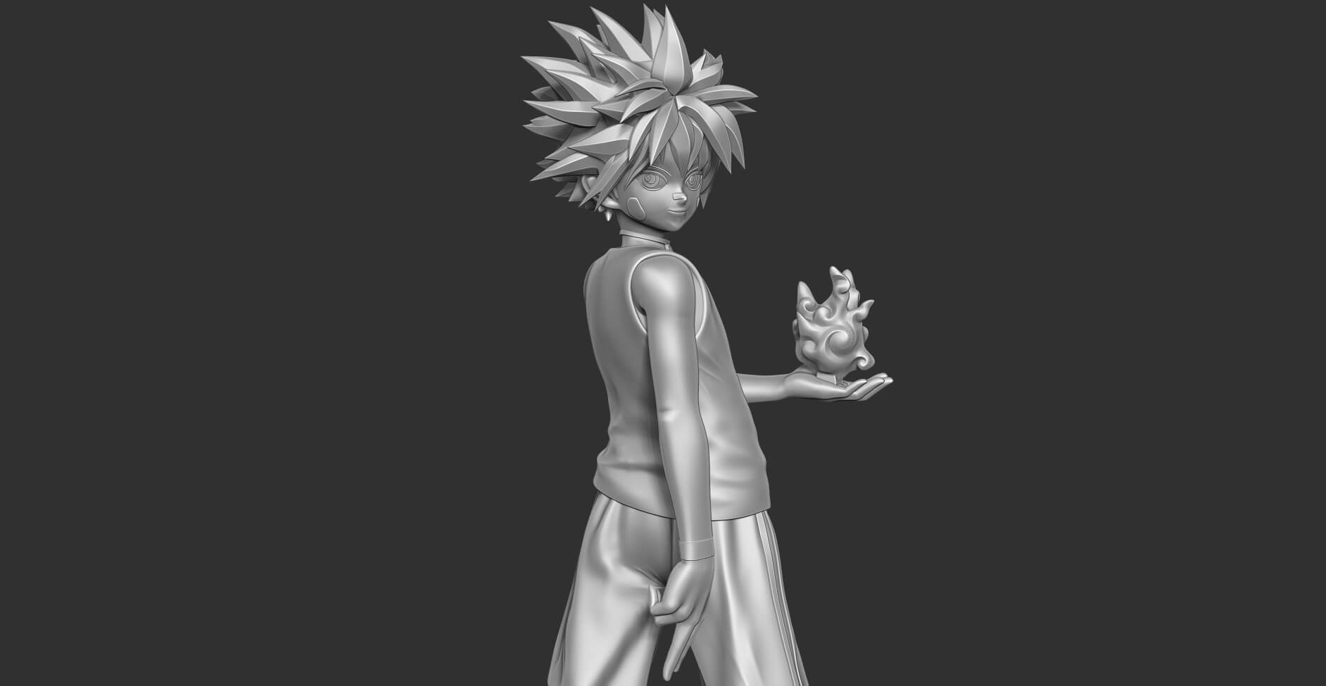 Killua Zoldyck 3D Model by Sinh Nguyen