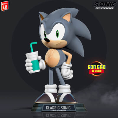 Little Silver Sonic Fan Art - 3D Model by Sinh Nguyen