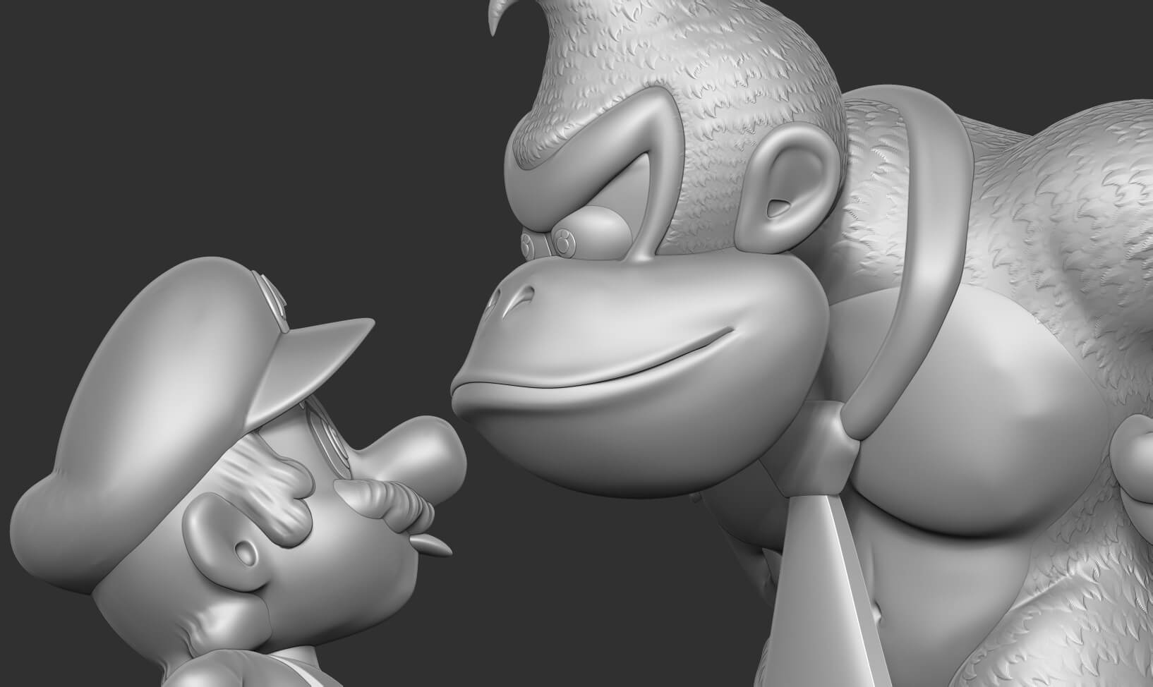 Mario Vs Donkey Kong - 3D Model by Sinh Nguyen