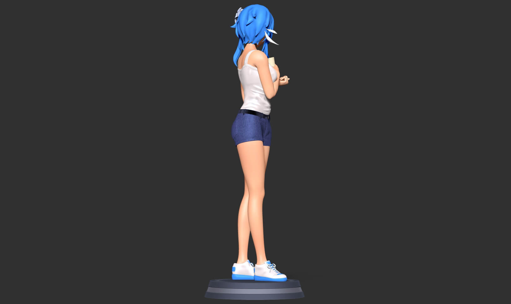 Milk Tea Girl - 3D Model by Sinh Nguyen