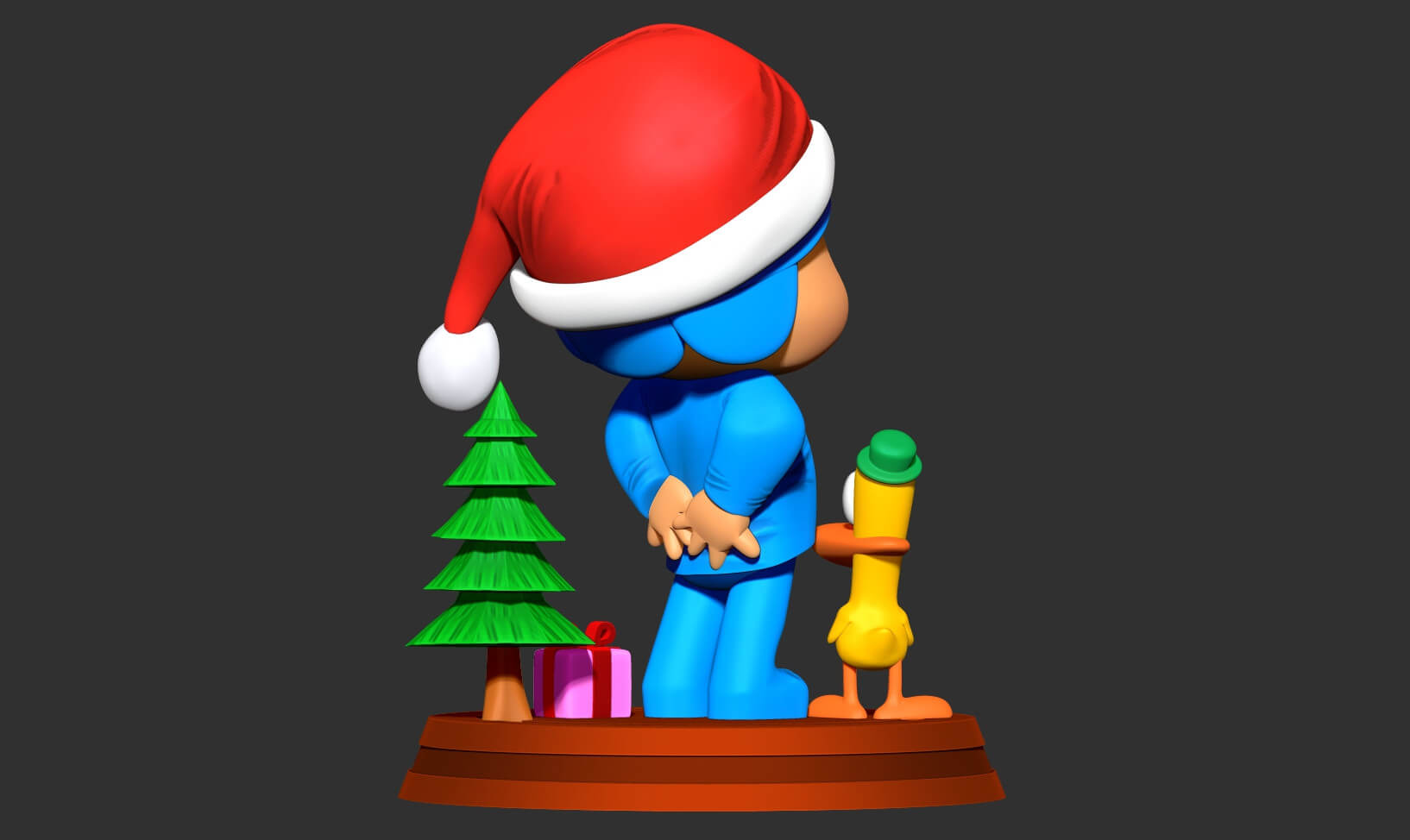 Pocoyo and Pato - 3D Model by Sinh Nguyen