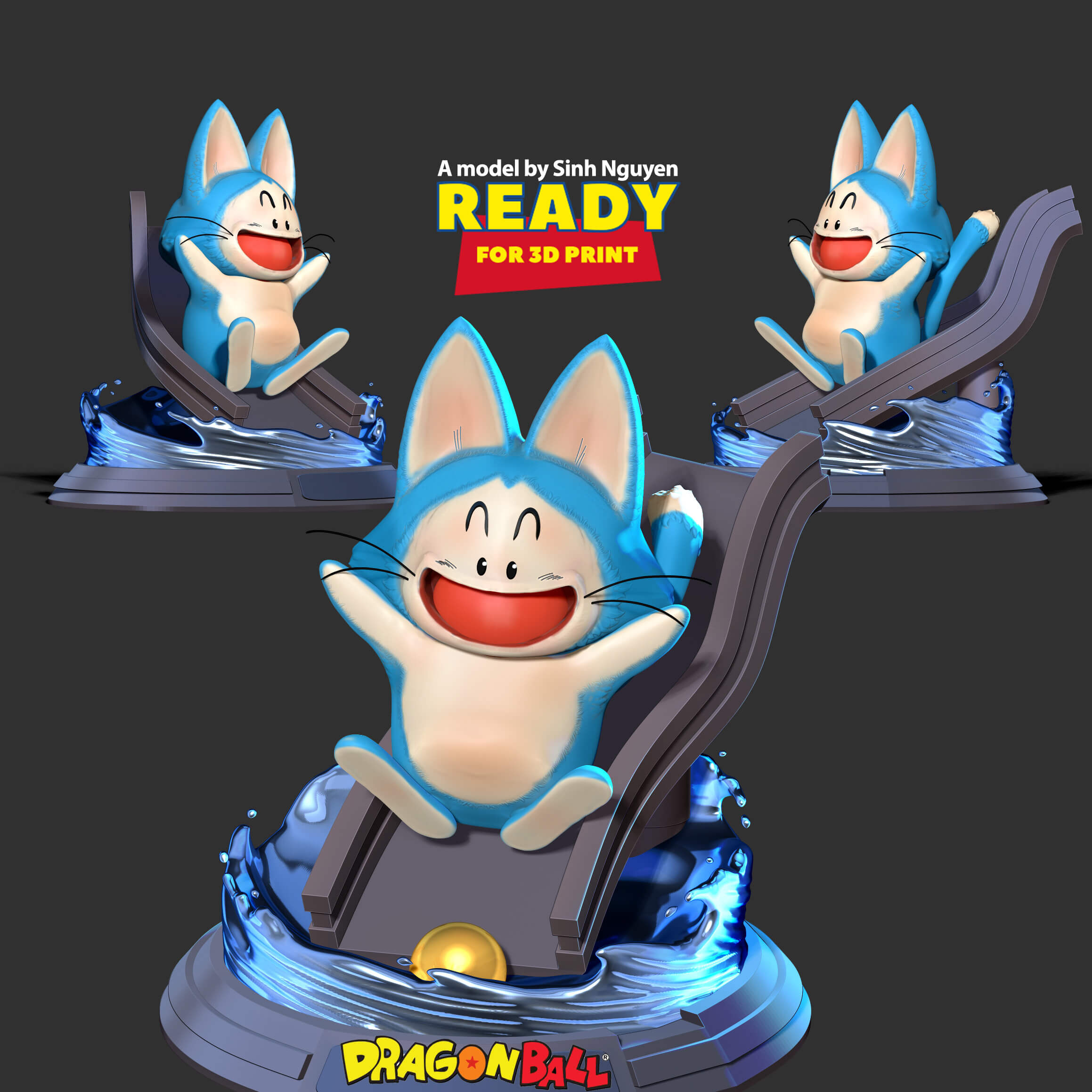 Puar Dragon Ball Fanart 3D Print Model by Sinh Nguyen