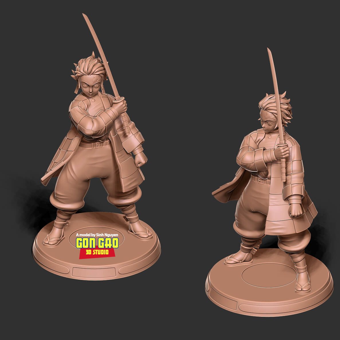 Tanjiro Kamado 3d Print Model By Sinh Nguyen
