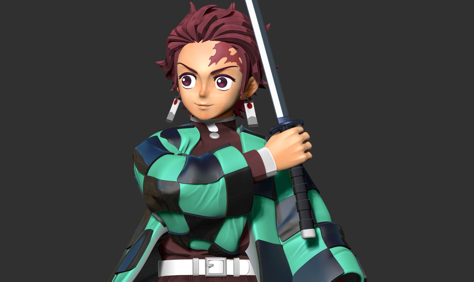 Tanjiro Kamado 3d Print Model By Sinh Nguyen