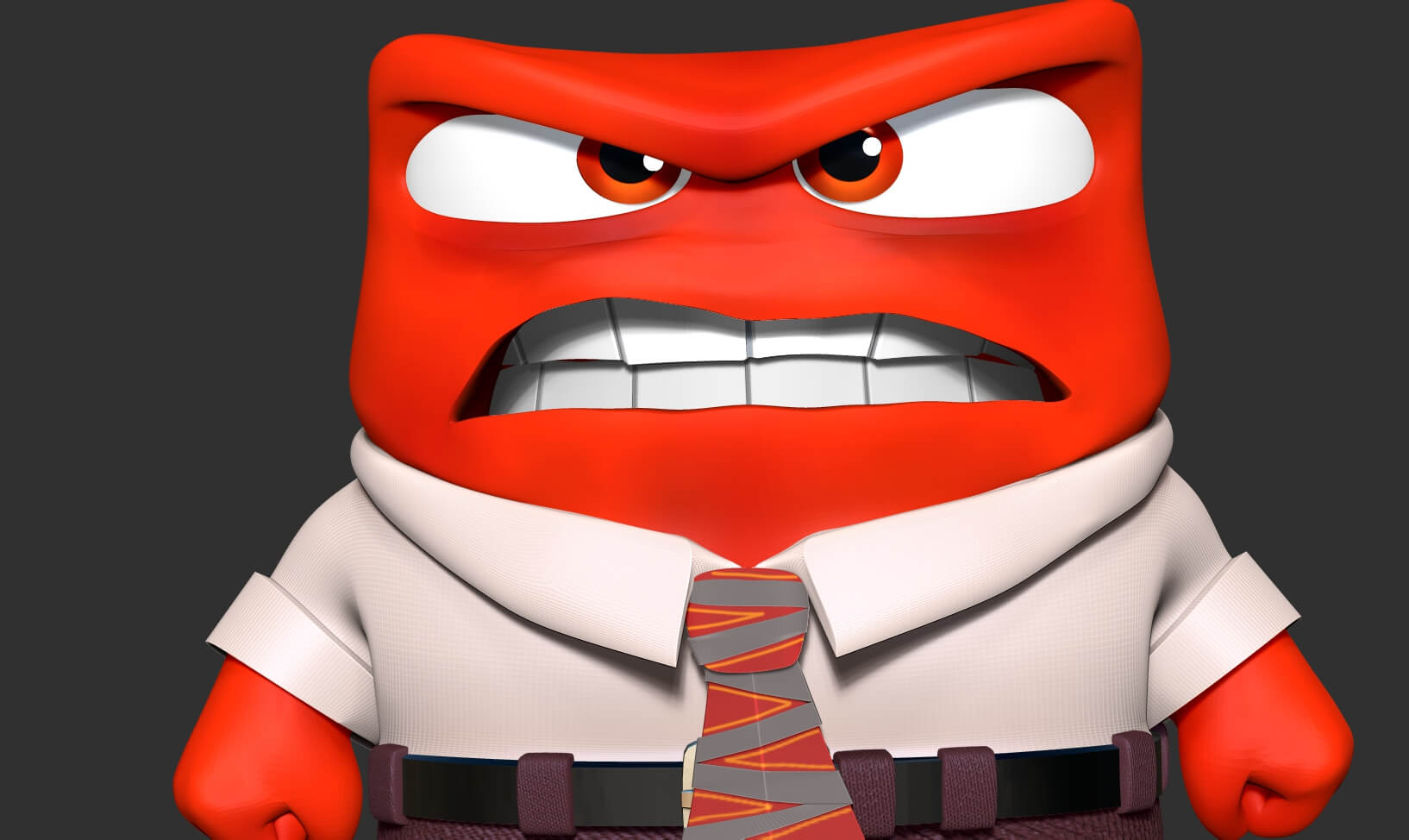 The Rage of Anger - Inside Out 2 Fanart 3D Model by Sinh Nguyen