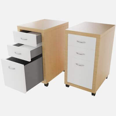 File Cabinet with Wheels