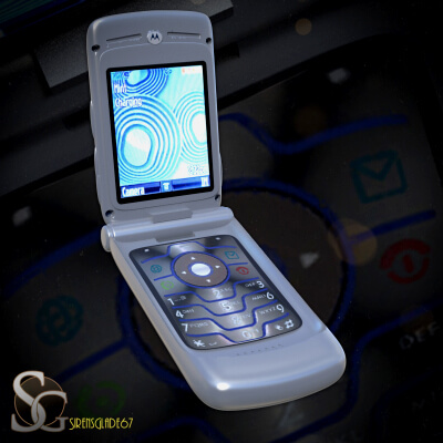 SG MotoRaZR Flip Phone