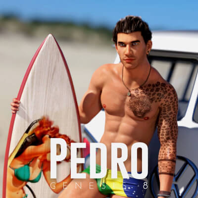 Pedro for Genesis 8 Male by sithlordsims