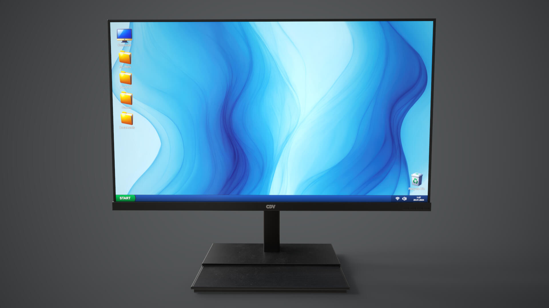 Modern Computer - 3D Model by siup