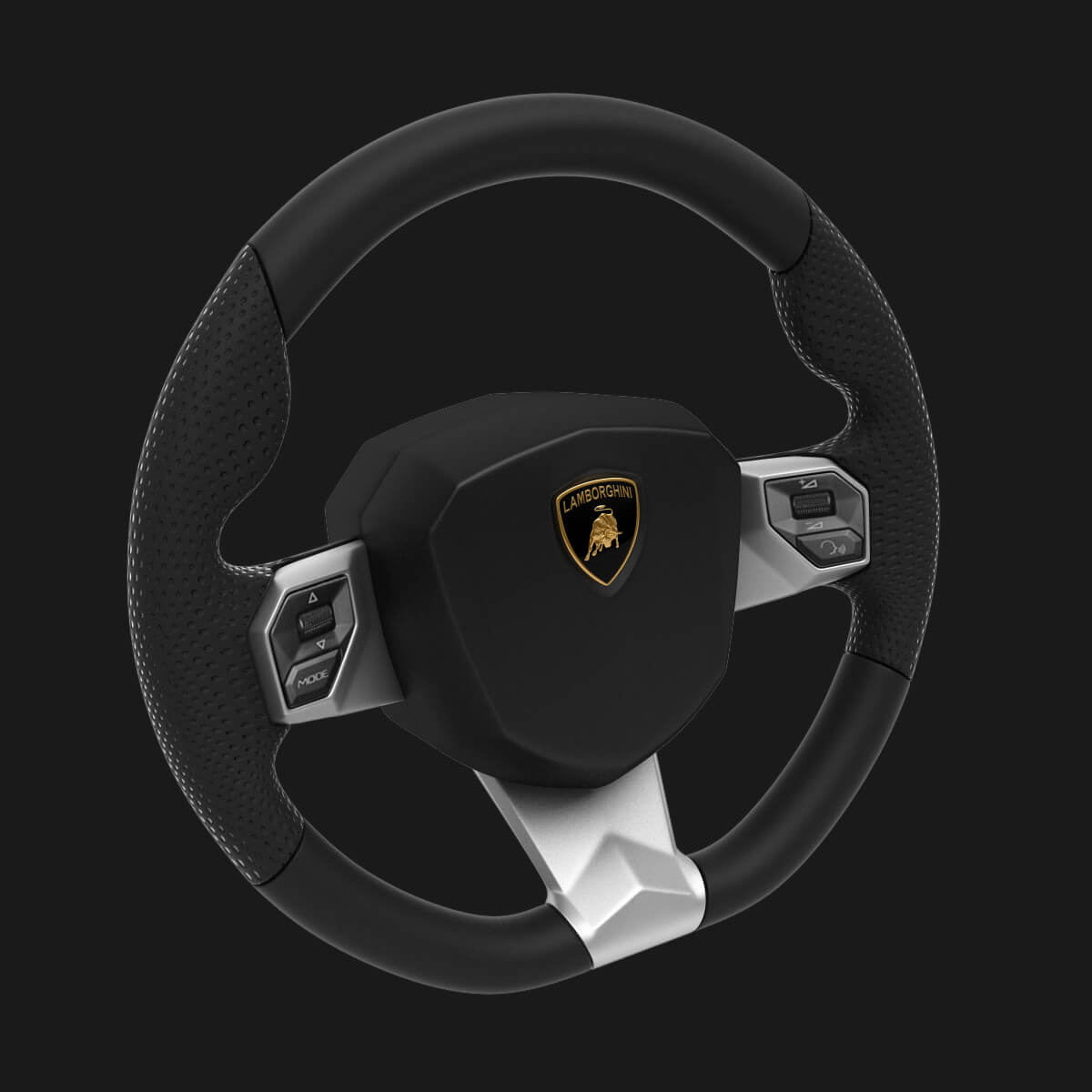Steering Wheel Aventador 3D Model by SJAutomotiveDesign