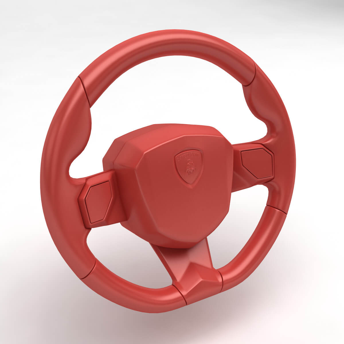 Steering Wheel Aventador 3D Model by SJAutomotiveDesign