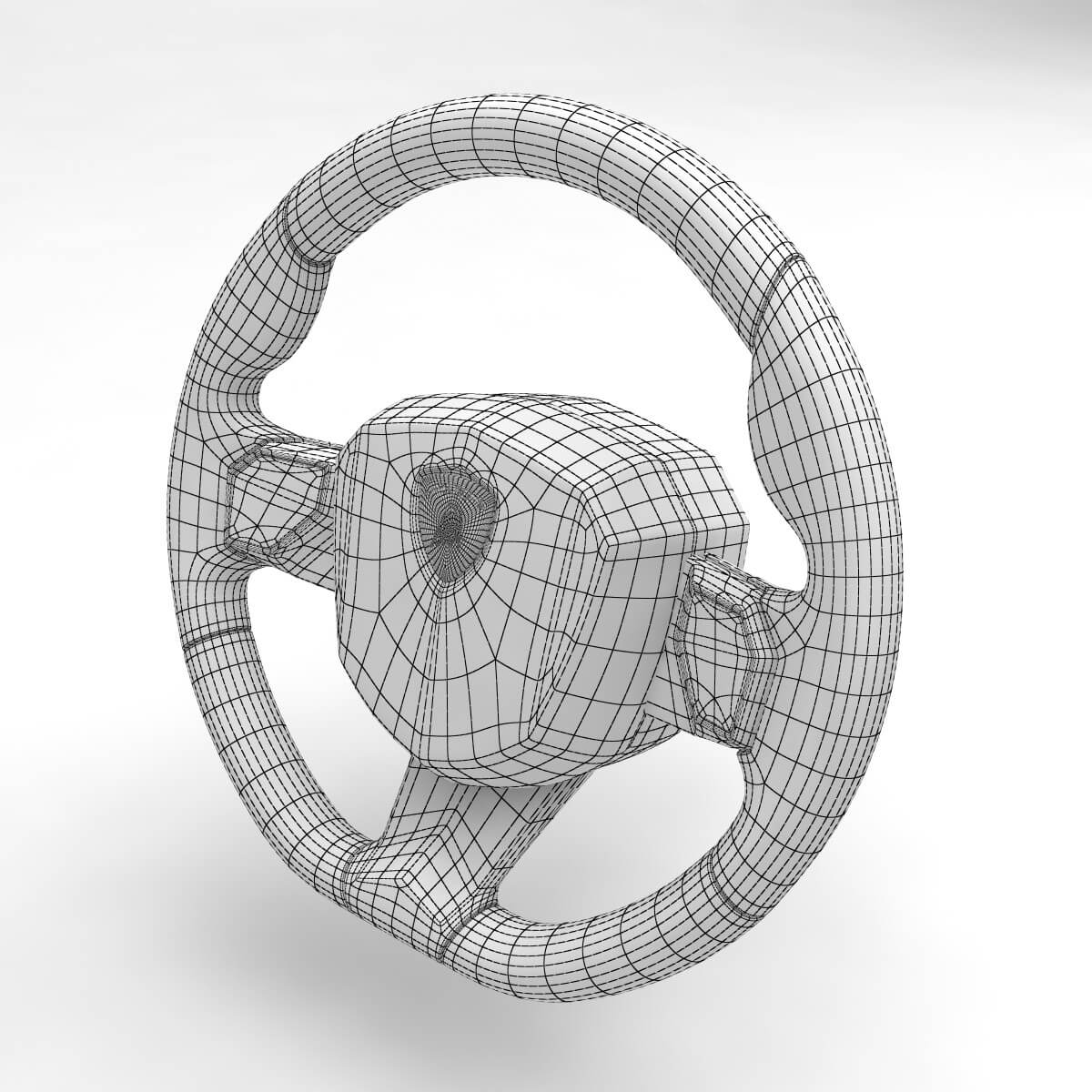 Steering Wheel Aventador 3D Model by SJAutomotiveDesign