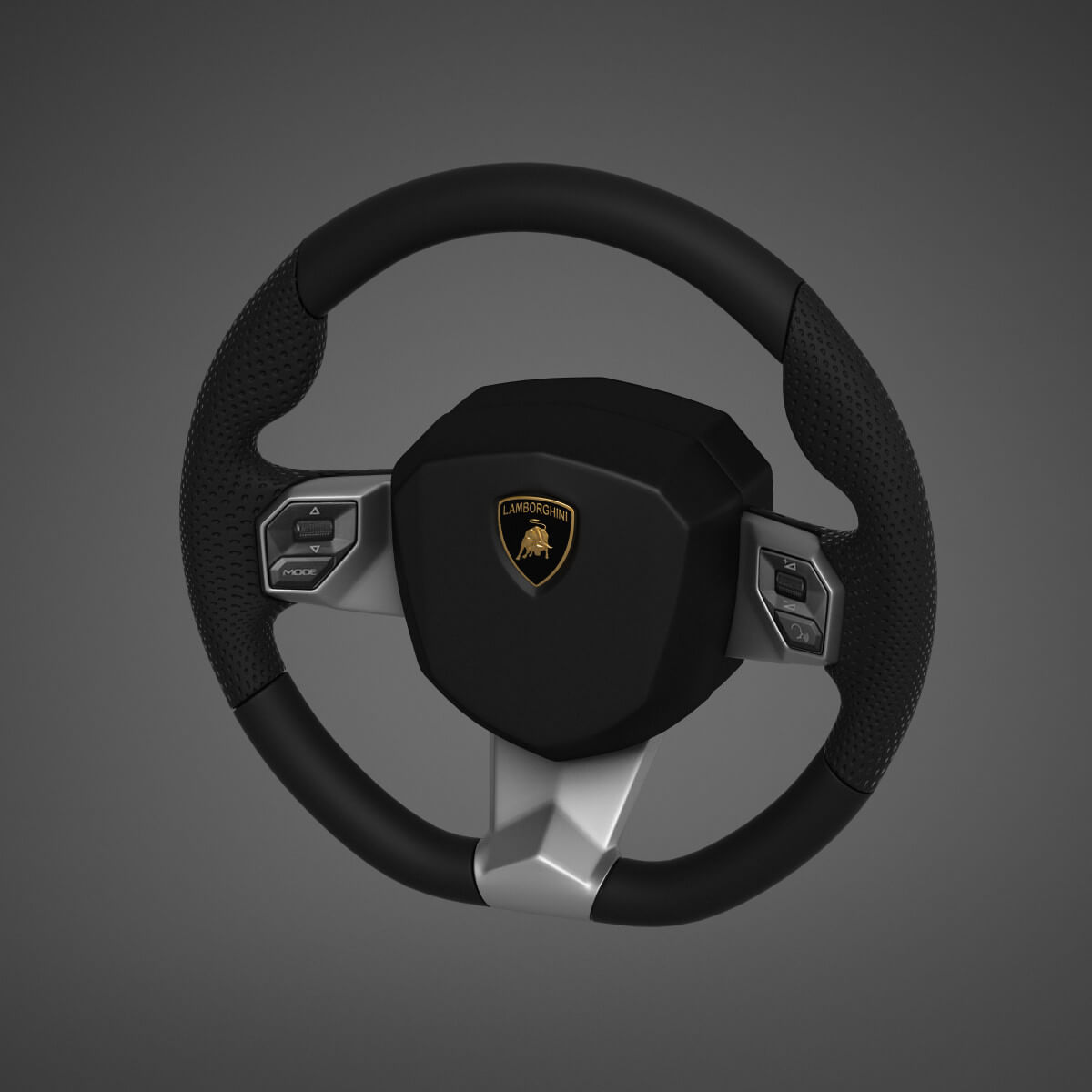 Steering Wheel Aventador 3D Model by SJAutomotiveDesign