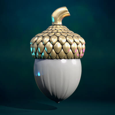 Acorn II Charm