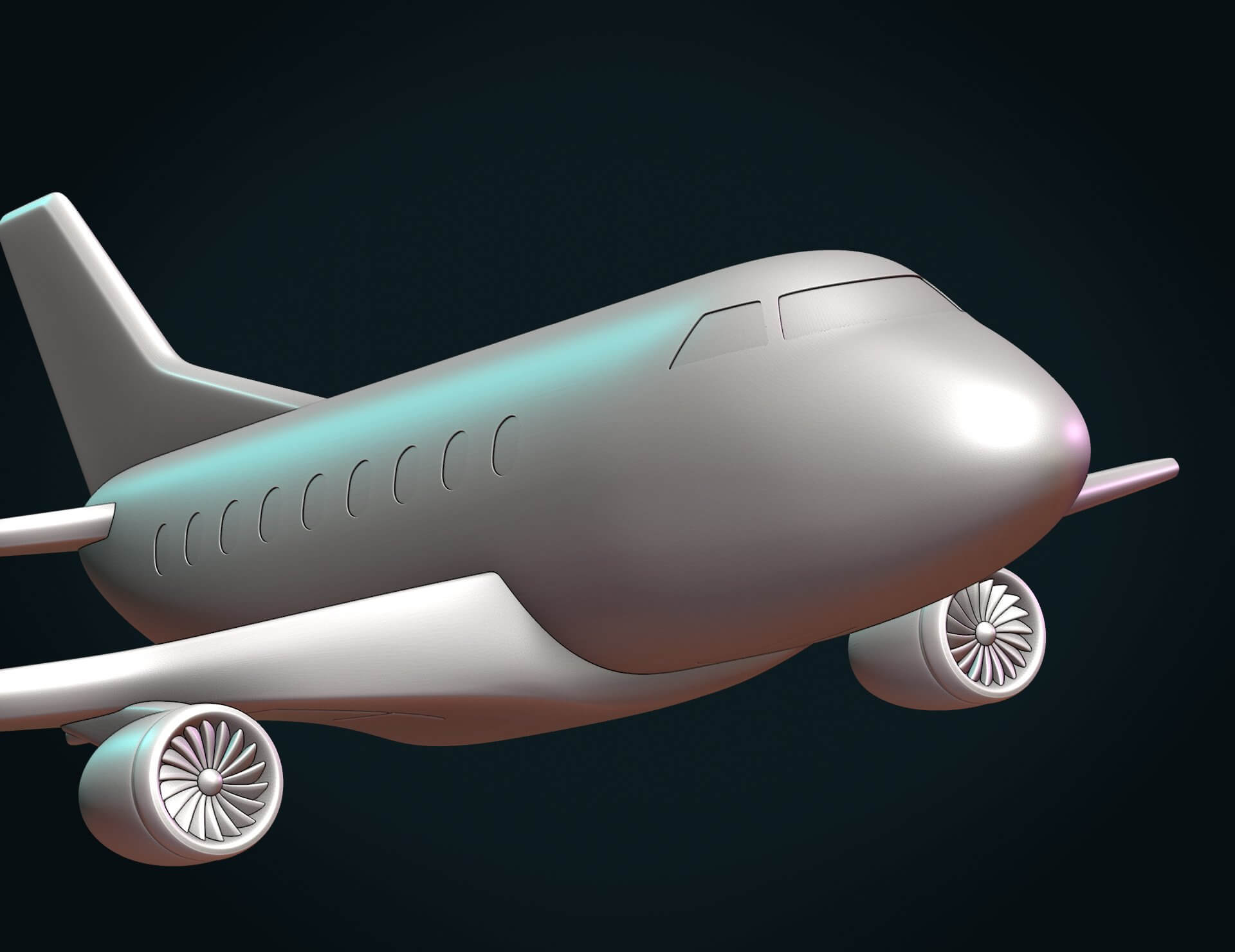 Airplane - 3D Model by Skazok