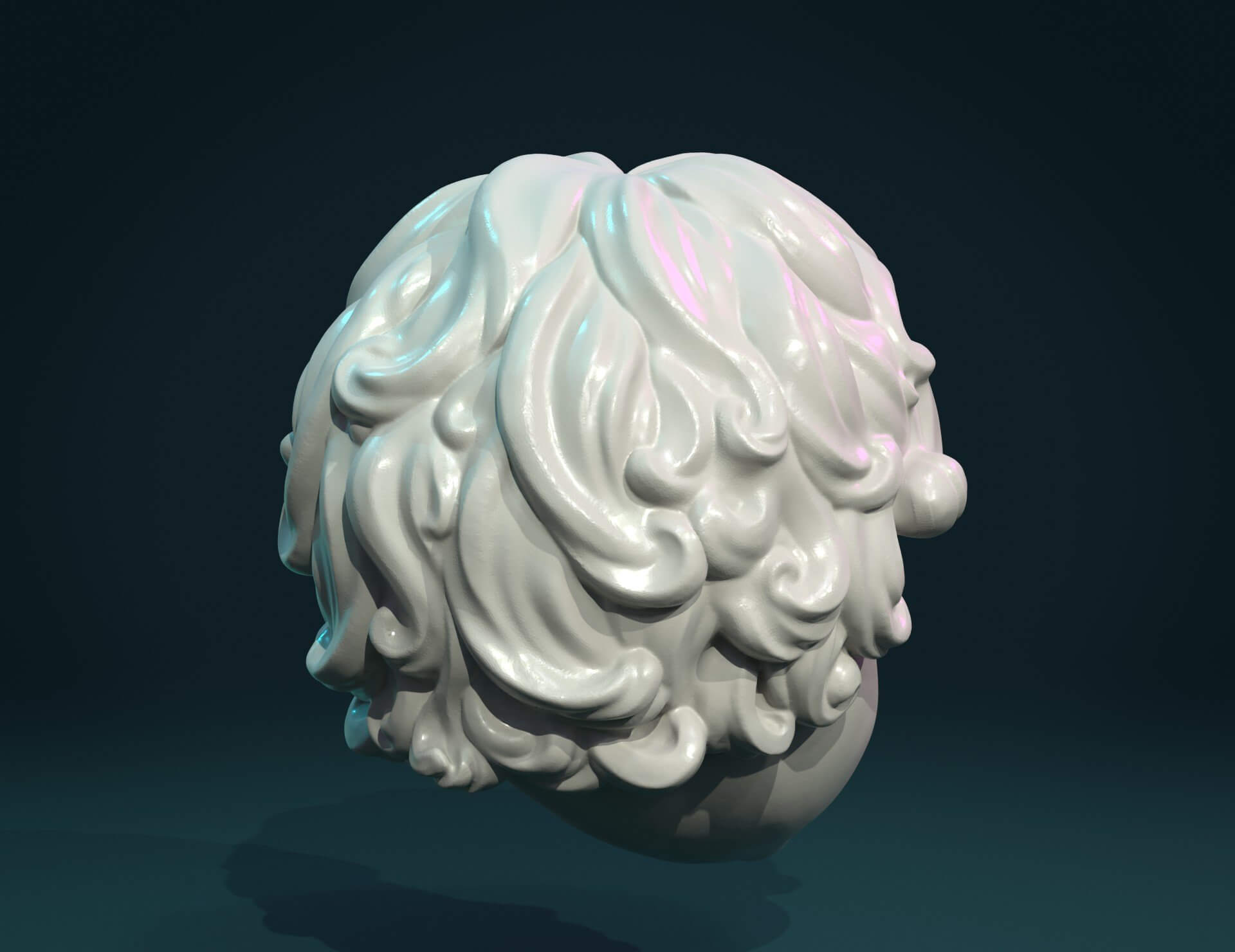 Child Head I - 3D Model by Skazok