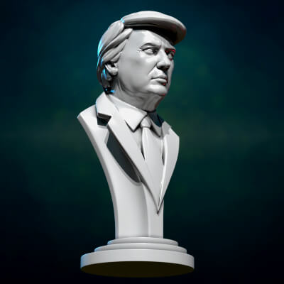 Donald Trump Bust