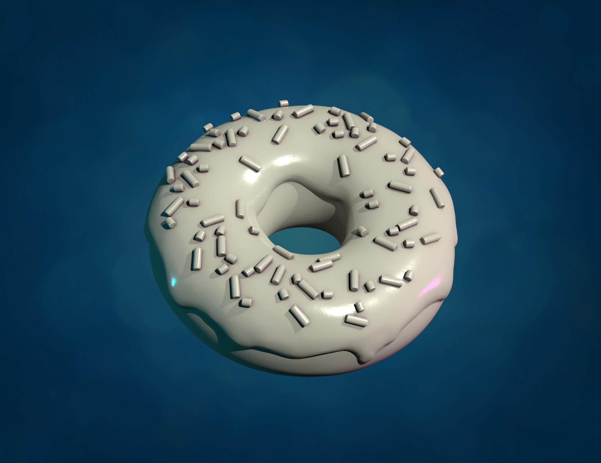 Doughnut Donut - 3D Model by Skazok