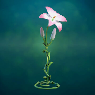 Lily Flower Assembly
