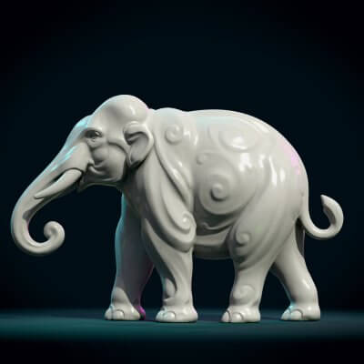 Stylized Elephant