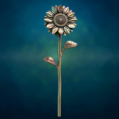 Sun Flower Sculpture