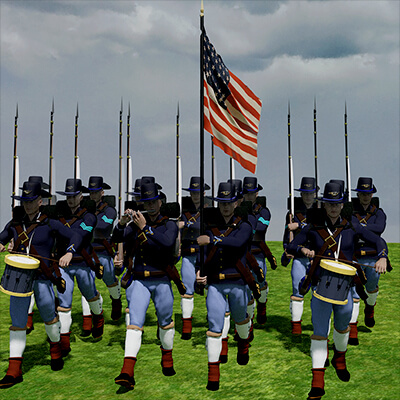 American Civil War Union Infantry the Iron Brigade