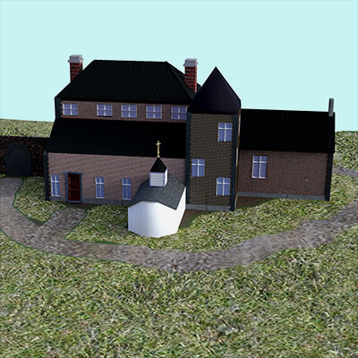 Battle of Waterloo The Chateau at Hougoumont