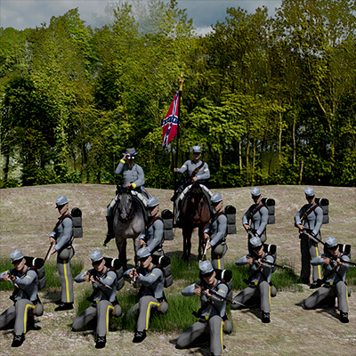 Civil War Confederate Infantry Stonewall Brigade