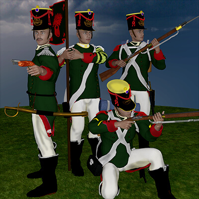 Flanqueur-Grenadiers of The Imperial Guard