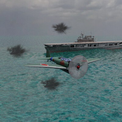IJN BN5 Kate Japanese Torpedo Bomber by skiblack732