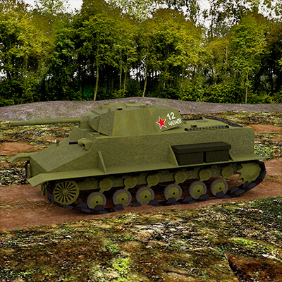 KV1 WW2 Russian Tank