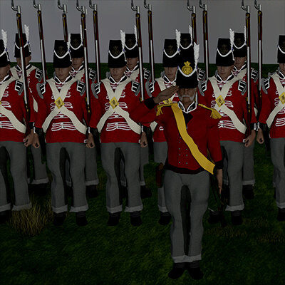 Napoleonic British Foot Guards Infantry for G8M