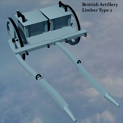 Napoleonic British Light Artillery Limber