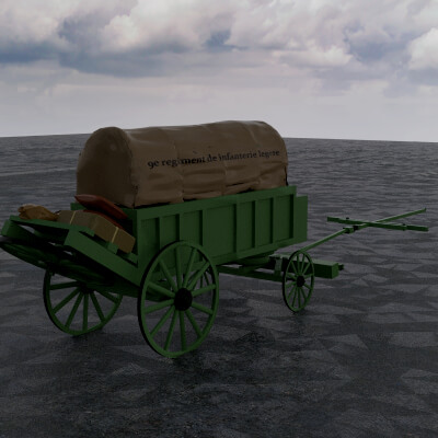 Napoleonic French Supply Train
