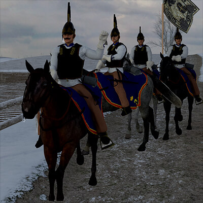 Napoleonic Russian Cuirassiers
