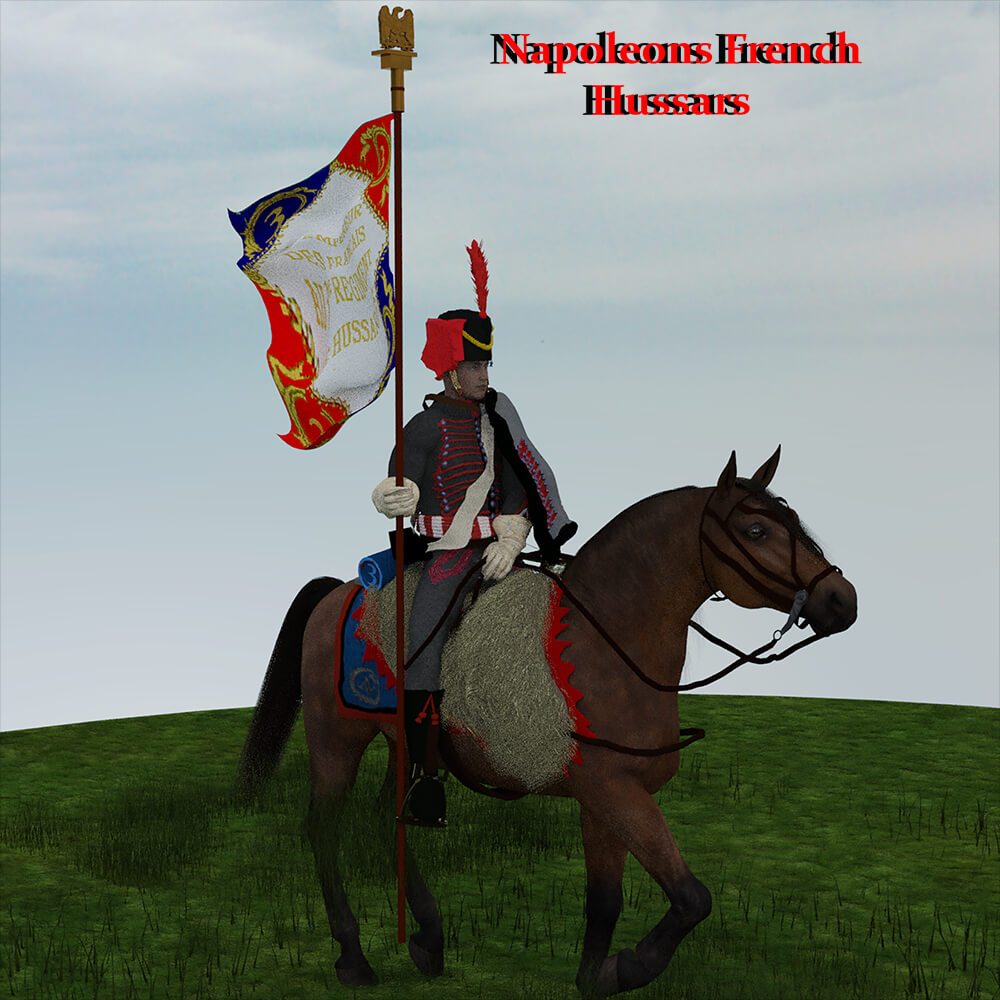 Napoons Napoleons French Hussars - Daz Content by skiblack732