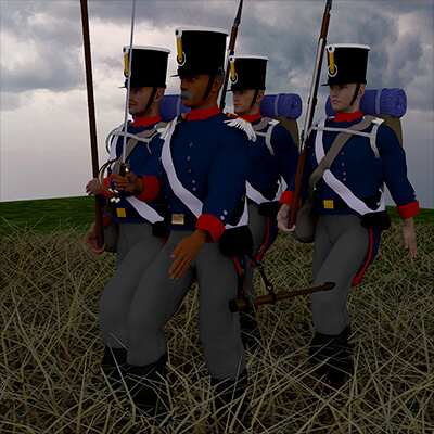 Prussian Line Infantry for Genesis 8 Male