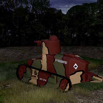 Renault FT 17 French Light Tank