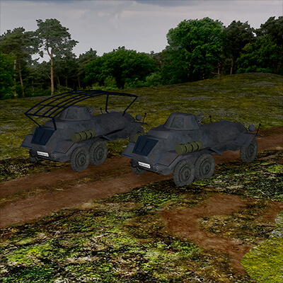 SDKFZ 263 6 WW2 German Armored Car