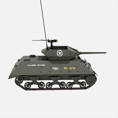 US WW2 M10 Tank Destroyer