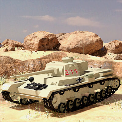 WW2 German PzKw IV Tank