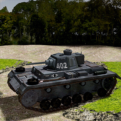 WW2 German Tank Panzerkampfwagen III