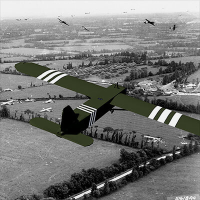 WWII Allied Glider Waco CG-4A