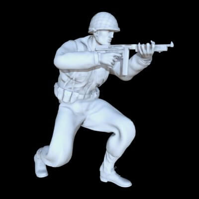 US Soldier WW2 Printable