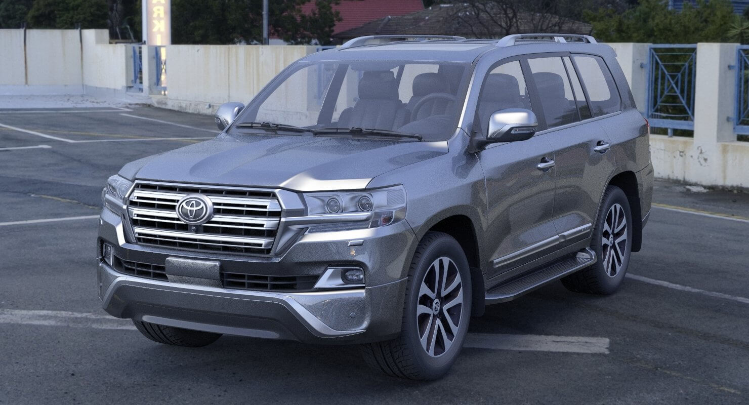 Toyota Land Cruiser 2016 3D Render RenderHub Gallery