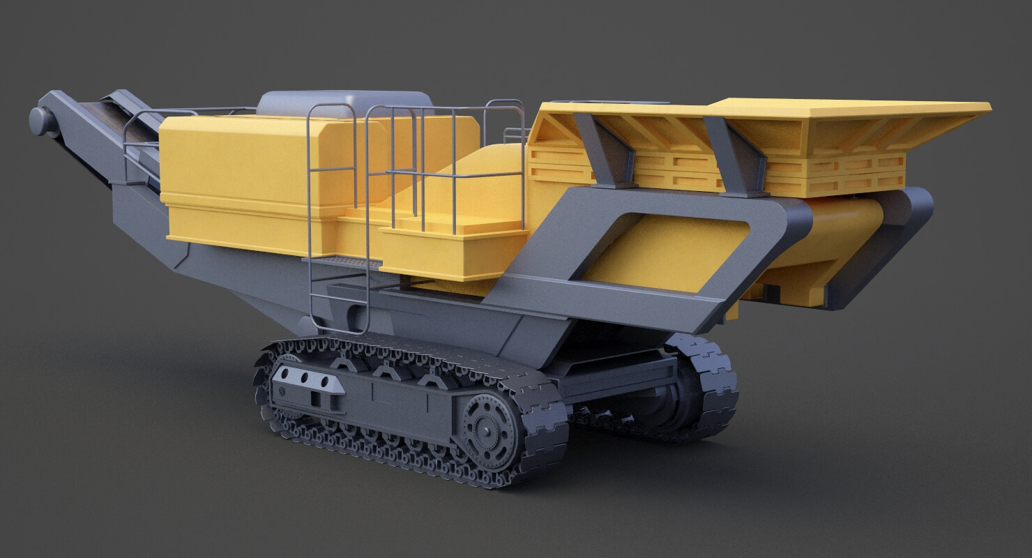 Construction Machinery 01 - 3D Model by sky3dstudios69