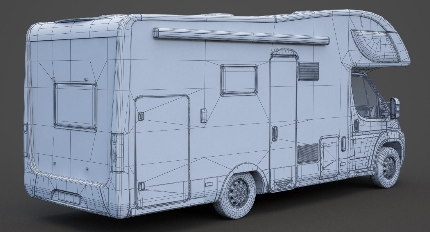 Fiat Ducato Campervan - 3D Model by sky3dstudios69