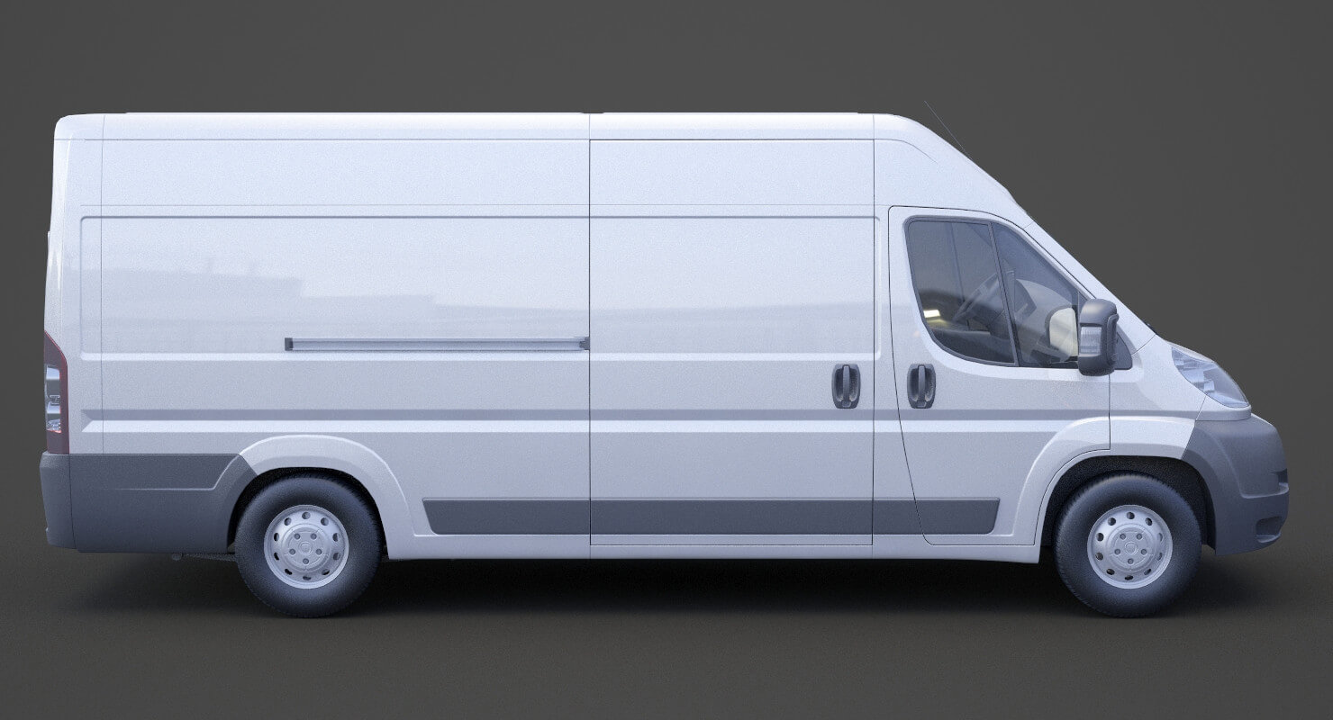 Fiat Ducato Van - 3D Model by sky3dstudios69