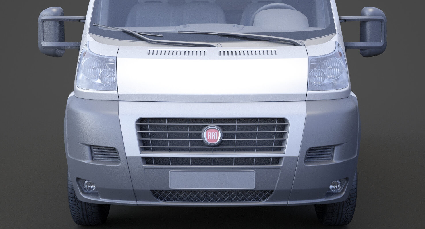 Fiat Ducato Van - 3D Model by sky3dstudios69